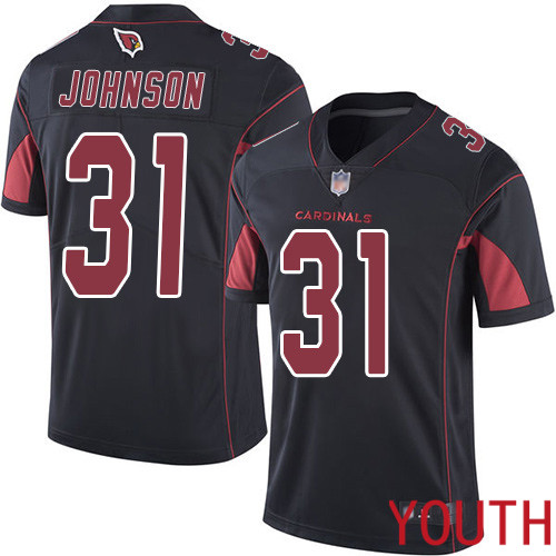Arizona Cardinals Limited Black Youth David Johnson Jersey NFL Football #31 Rush Vapor Untouchable